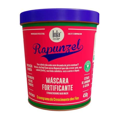 Embalagem de Lola Cosmestics Rapunzel Máscara
