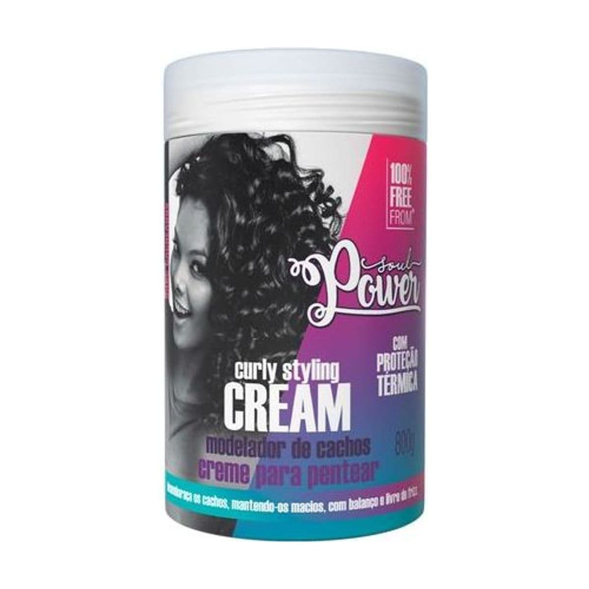 Embalagem de Modelador de Cachos Soul Power - Curly Styling Cream
