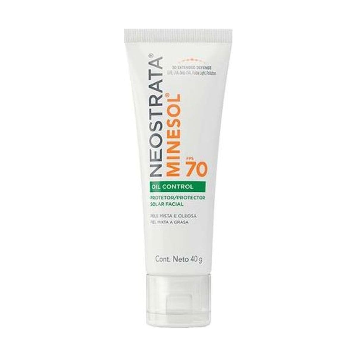 Embalagem de Protetor Solar Neostrata - Minesol Oil Control FPS 70